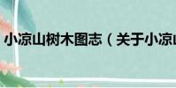 小涼山樹木圖志(關于小涼山樹木圖志簡介)
