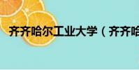 齊齊哈爾工業大學(齊齊哈爾大學學工處)