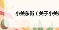 小關東街(關于小關東街簡介)