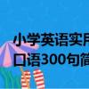 小學英語實用口語300句（關于小學英語實用口語300句簡介）