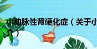 小動脈性腎硬化癥(關于小動脈性腎硬化癥簡介)