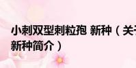 小刺雙型刺粒孢 新種(關于小刺雙型刺粒孢 新種簡介)
