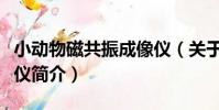 小動物磁共振成像儀(關于小動物磁共振成像儀簡介)
