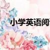 小學英語閱讀（關于小學英語閱讀簡介）