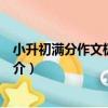 小升初滿分作文極品總匯（關于小升初滿分作文極品總匯簡介）