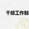 干部工作制度（關于干部工作制度介紹）