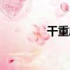 干重度（關于干重度介紹）