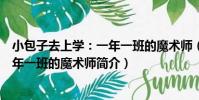 小包子去上學:一年一班的魔術師(關于小包子去上學:一年一班的魔術師簡介)