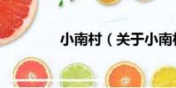 小南村(關于小南村簡介)