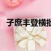 子庶豐登橫批的意思（子庶豐登什么意思）