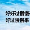 好好過慢慢來,一切都會好起來是什么歌（好好過慢慢來）