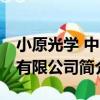 小原光學 中山有限公司（關于小原光學 中山有限公司簡介）