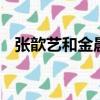 張歆藝和金晨（張歆藝兒子給金晨打call）