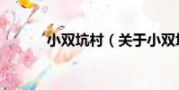 小雙坑村(關于小雙坑村簡介)