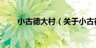小古德大村(關于小古德大村簡介)