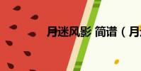 月迷風影 簡譜(月迷風影)