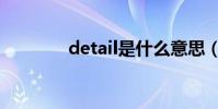 detail是什么意思(detail)