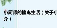 小廚師的撞鬼生活(關于小廚師的撞鬼生活簡介)