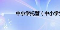 中小學托管(中小學生托管班)