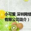 小可愛 深圳網絡科技有限公司（關于小可愛 深圳網絡科技有限公司簡介）