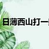 日薄西山打一數字是幾（日薄西山打一數字）