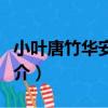 小葉唐竹華安群體（關于小葉唐竹華安群體簡介）