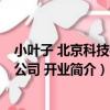 小葉子 北京科技有限公司 開業（關于小葉子 北京科技有限公司 開業簡介）