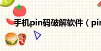 手機pin碼破解軟件(pin碼破解軟件)