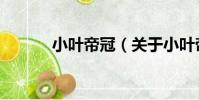 小葉帝冠(關于小葉帝冠簡介)
