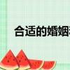 合適的婚姻和相愛的婚姻（合適的婚姻）
