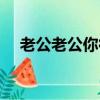 老公老公你很累歌曲（老公老公你很累）