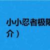 小小忍者極限跑酷（關于小小忍者極限跑酷簡介）