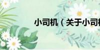 小司機(關于小司機簡介)