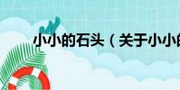 小小的石頭(關于小小的石頭簡介)