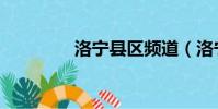 洛寧縣區頻道(洛寧論壇)