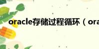 oracle存儲過程循環(oracle 存儲過程)