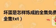 壞蛋是怎樣煉成的全集免費下載(壞蛋是煉成全集txt)