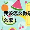我該怎么做是什么歌曲（我該怎怎怎么做是什么歌）