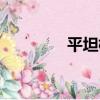 平坦模（關于平坦模介紹）