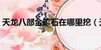 天龍八部金礦石在哪里挖(天龍八部金礦石)