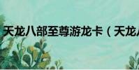 天龍八部至尊游龍卡(天龍八部至尊公會卡)