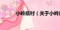 小嶺底村(關于小嶺底村簡介)