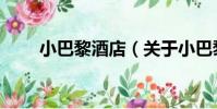 小巴黎酒店(關于小巴黎酒店簡介)