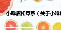 小喙唐松草系(關于小喙唐松草系簡介)