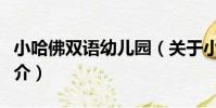 小哈佛雙語幼兒園(關于小哈佛雙語幼兒園簡介)