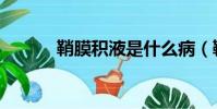 鞘膜積液是什么病(鞘膜積液)