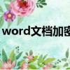 word文檔加密了怎么編輯（word文檔加密）