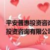 平安普惠投資咨詢有限公司武漢第一分公司（關于平安普惠投資咨詢有限公司武漢第一分公司介紹）