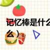 記憶棒是什么公司開發的存儲卡（記憶棒是什么）