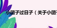小團子過日子(關于小團子過日子簡介)